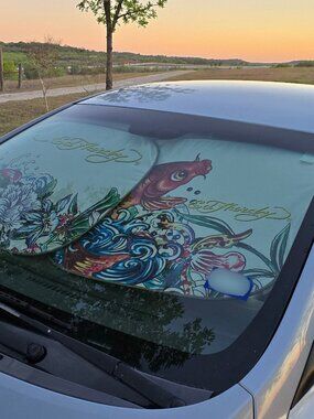 Ed Hardy Automotive Windshield Sunshade